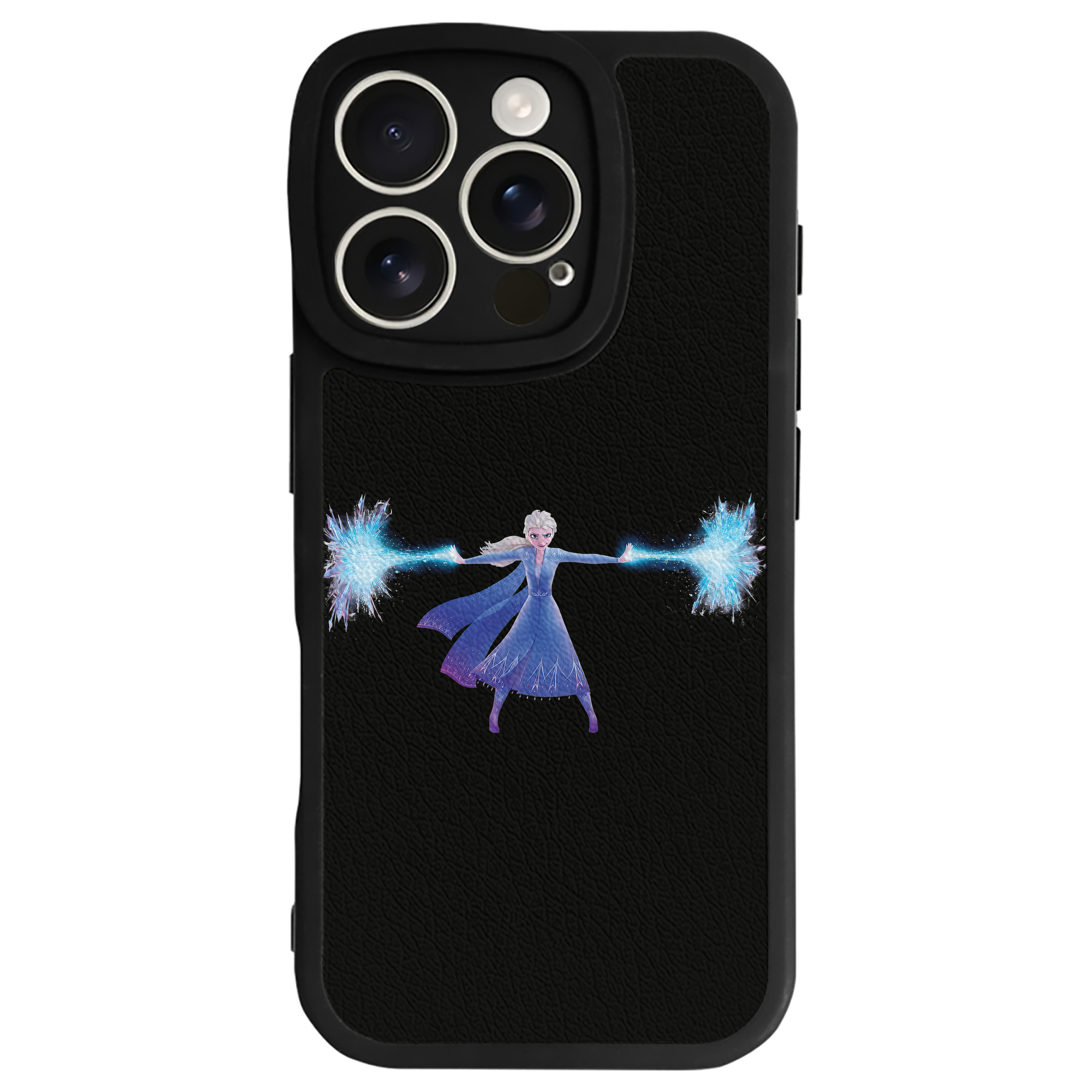（画像用） アナと雪の女王 アンナ エルサ Frozen Anna Elsa 【iPhone 16シリーズ対応】シリコンスマホケース（レザー調） 材質：シリコン